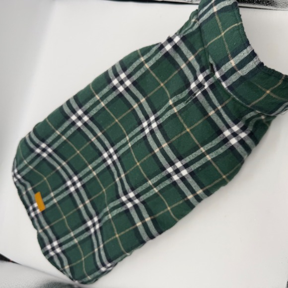 Kuoser Other - Kuoser Waterproof Dog Coat Reversible Plaid Jacket Green Black XL